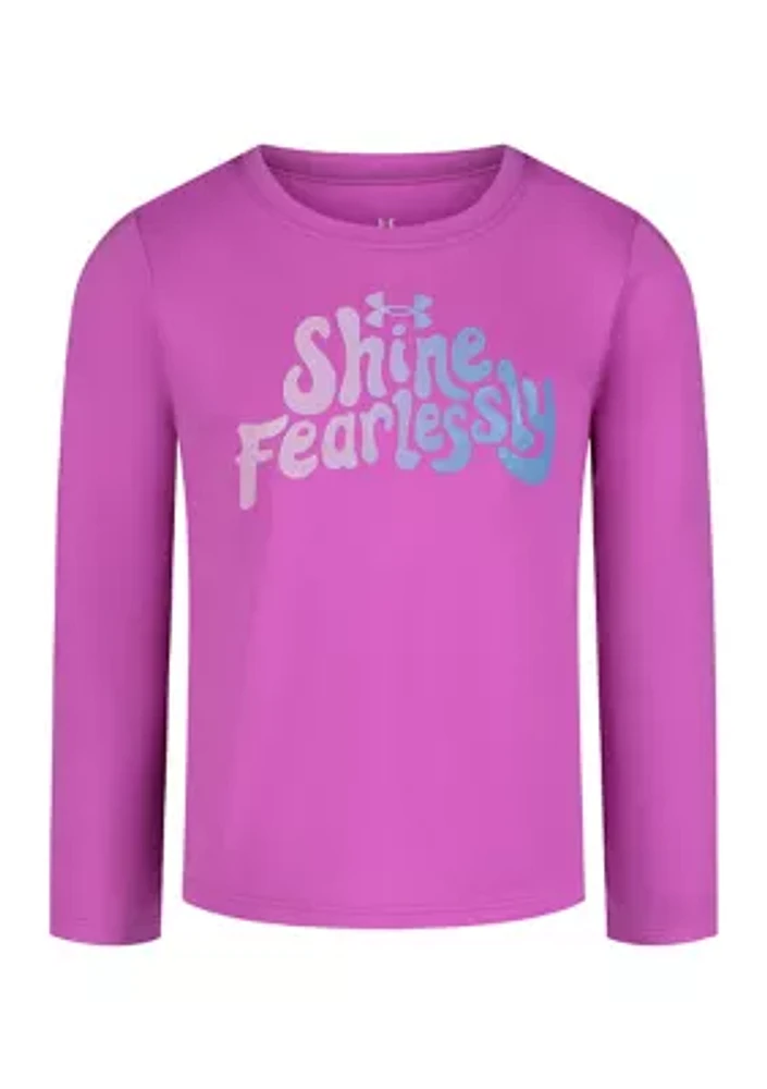 Toddler Girls Shine Fearlessly Graphic T-Shirt