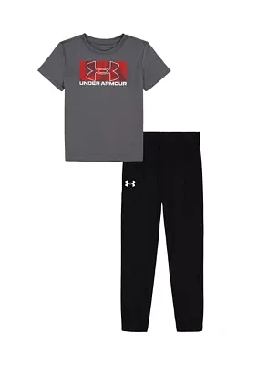 Baby Boys Short Sleeve T-Shirt and Jogger Pants Set