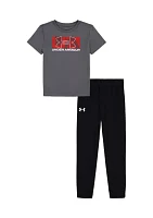 Toddler Boys Graphic T-Shirt and Joggers Set