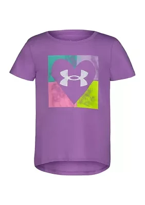 Toddler Girls Quad Heart Graphic T-Shirt