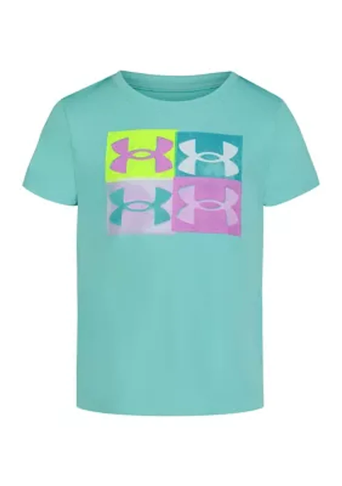 Toddler Girls Quadrant Logo Graphic T-Shirt