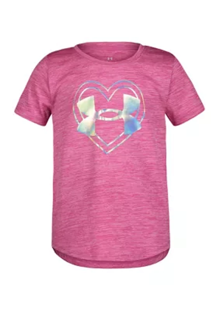 Toddler Girls Heart Icon Graphic T-Shirt