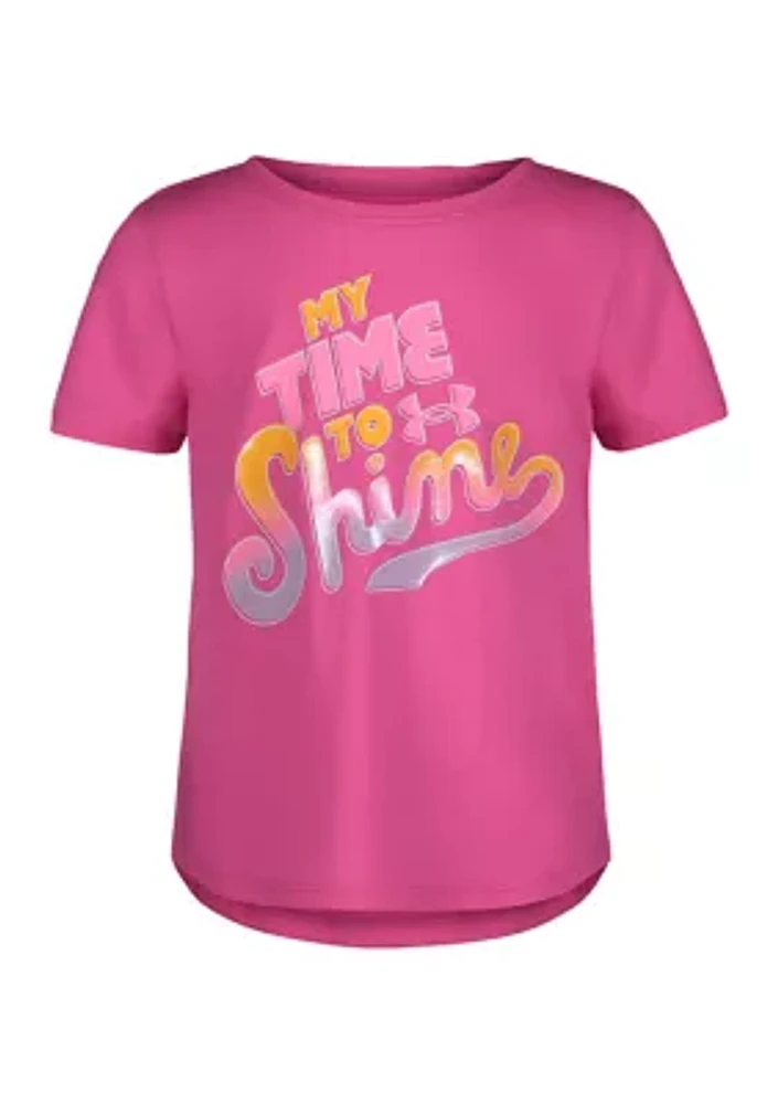 Toddler Girls Time to Shine Graphic T-Shirt