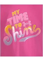 Toddler Girls Time to Shine Graphic T-Shirt