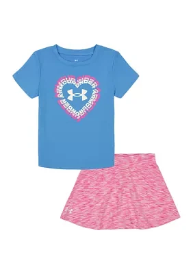 Baby Girls 2 Piece Skort Set