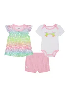 Baby Girls Bodysuit and Diaper Cover Set