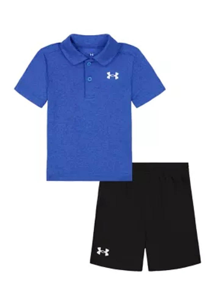 Baby Boys Polo Shirt and Shorts Set