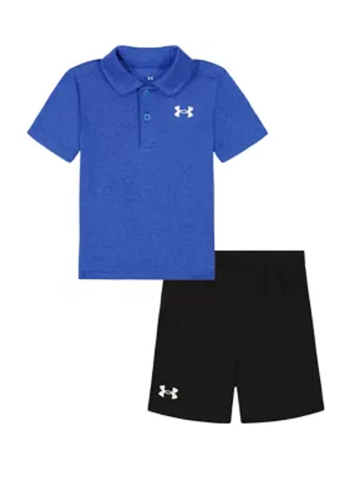 Toddler Boys Polo Shirt and Shorts Set