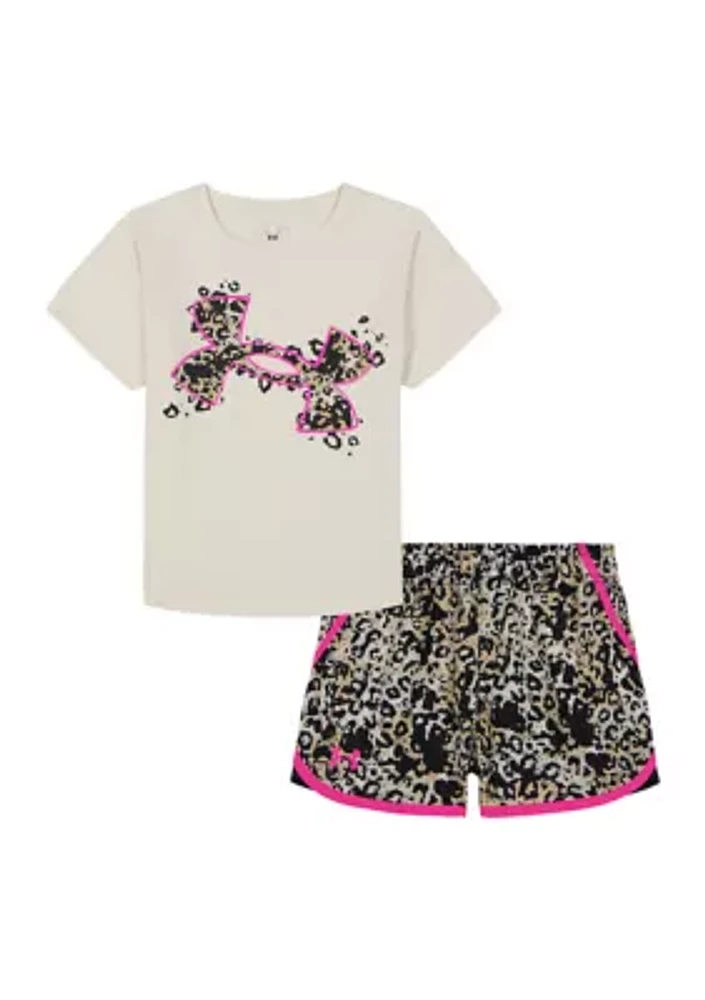 Toddler Girls Cheetah Set