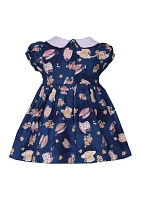 Toddler Girls Tea Party Smocked Dress