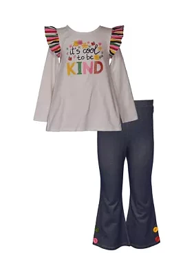 Girls 7-16 Cool to Be Kind Top and Pants Set