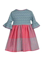 Toddler Girls Printed Pocket Dress