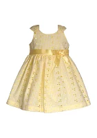 Baby Girls Sleeveless Eyelet Dress