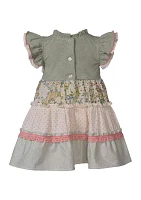 Toddler Girls Mixed Printed Dress