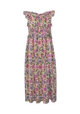 Toddler Girls Floral Printed Maxi Dress