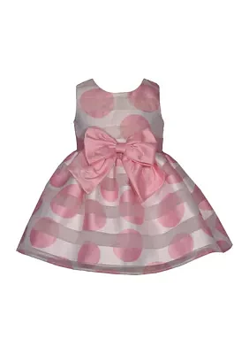 Baby Girls Sleeveless Polka Dot Party Dress