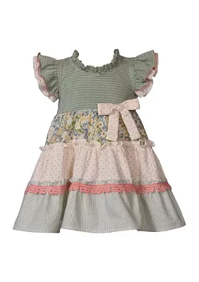 Baby Girls Mixed Printed Dress