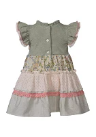 Baby Girls Mixed Printed Dress