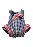 Baby Girls Seersucker Bubble Bodysuit