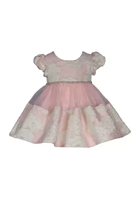 Toddler Girls Jacquard Party Dress