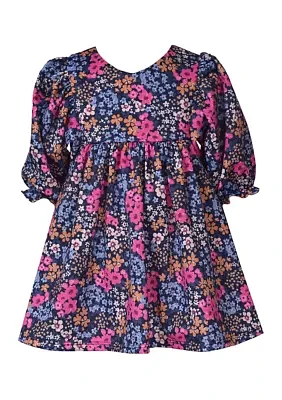 Toddler Girls Floral Printed Dress