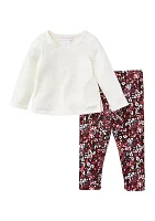 Baby Girls 3 Piece Vest Set