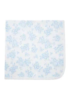Baby Blue Roses Blanket