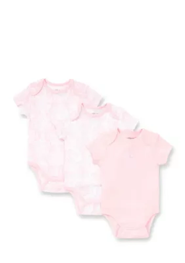 3-Pack Damask Bodysuits