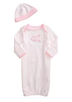 Thank Heaven For Little Girls Gown with Hat