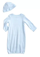 Thank Heaven For Little Boys Gown with Hat