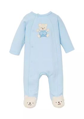Baby Boys Cute Bear Footie Pajamas