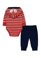 Baby Boys Fox Bodysuit Pant Set