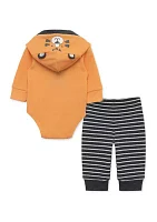 Baby Boys Tiger Bodysuit and Pants Set