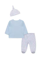 Baby Girls Swan Princess Top Set with Hat