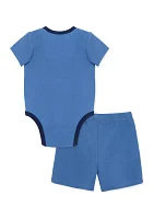 Baby Boys Sailboat Shorts Set