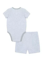 Baby Boys Elephant Shorts Set