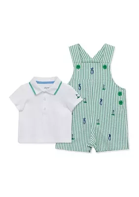 Baby Boys Golf Shortall Set