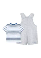 Baby Boys Elephants Shortall Set