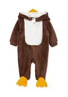 Baby Boys Turkey Minky Fleece Footie Pajamas