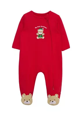 Holiday Bear Footie Pajamas