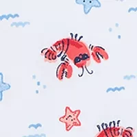 Baby Boys Lobster Printed Rompers - 2 Pack