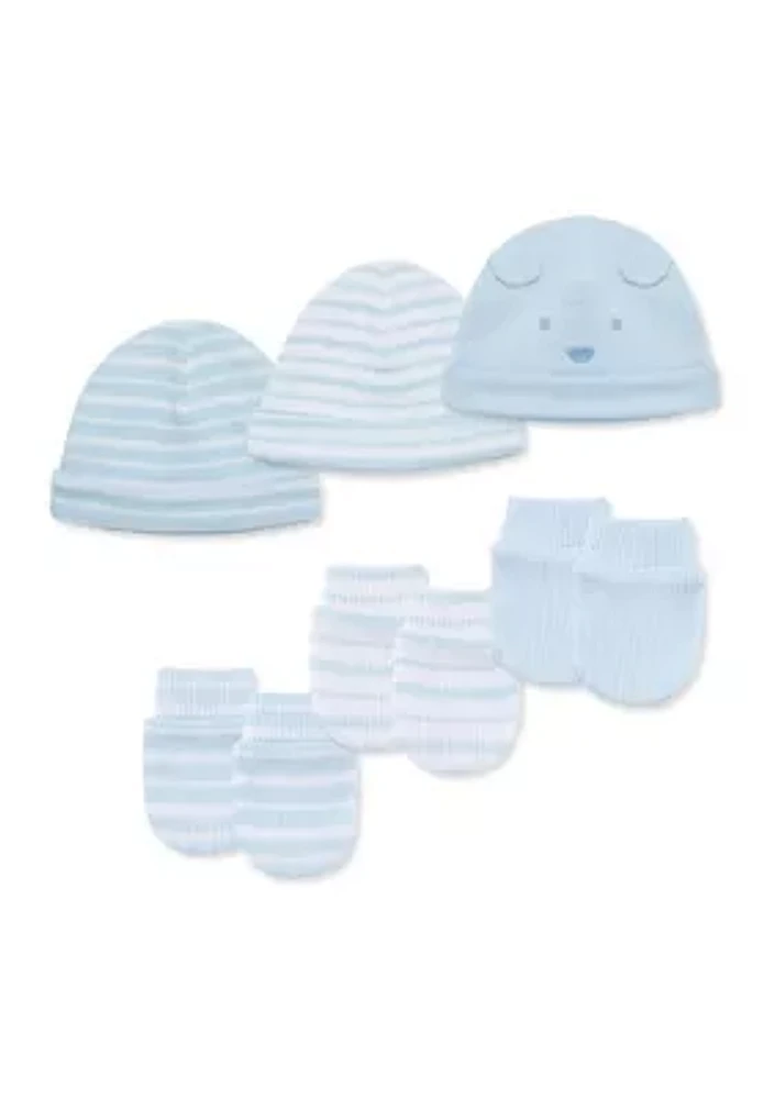 Baby Boys Playtime Hat and Mittens Set