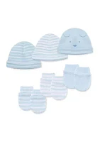 Baby Boys Playtime Hat and Mittens Set