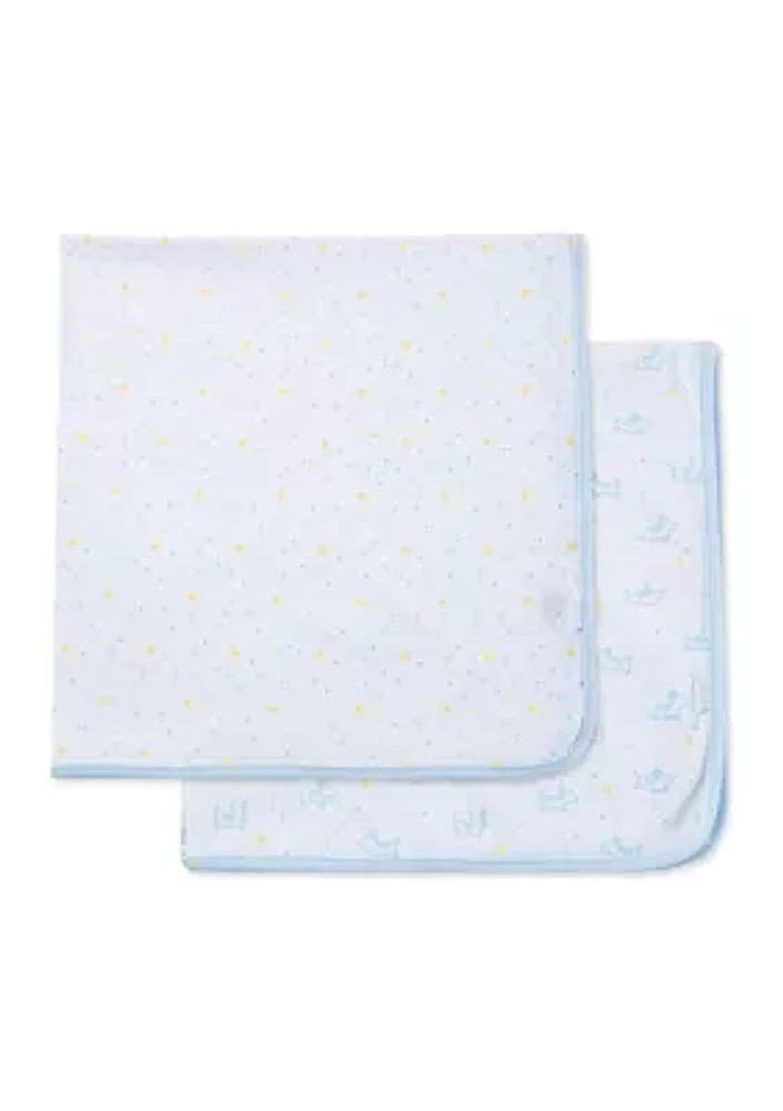 Baby Boys Playtime Receiving Blanket - 2 Pack