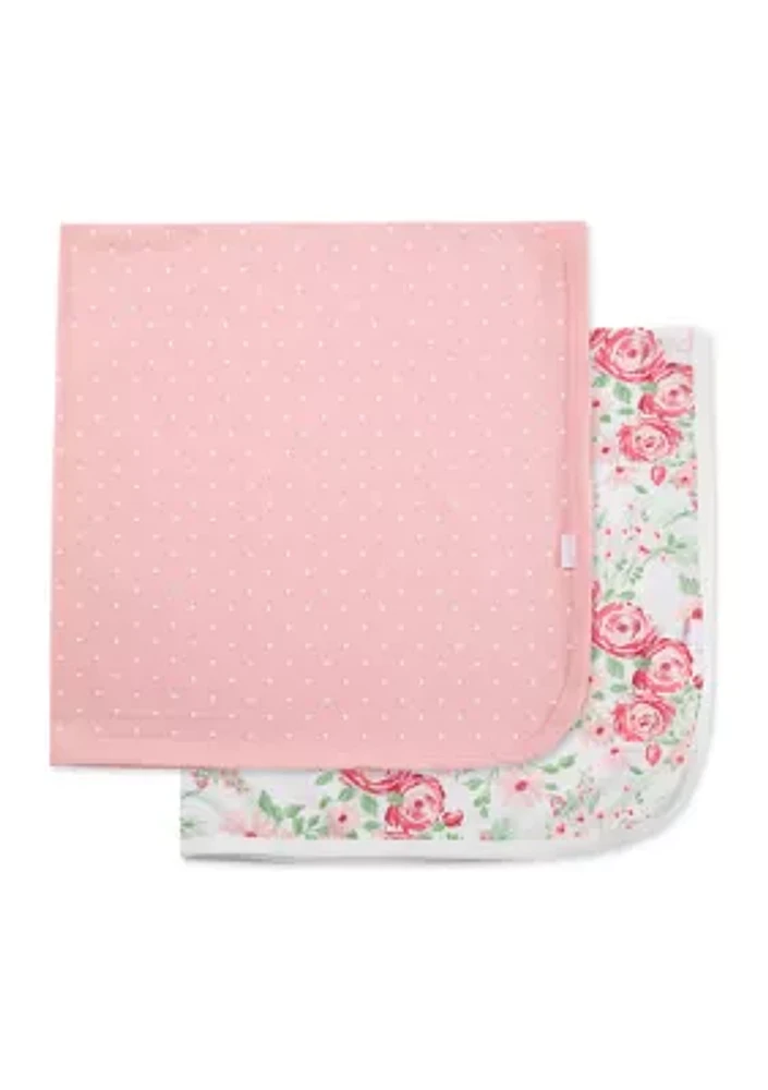 Floral Receiving Blankets - 2 Pack