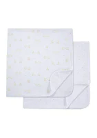 Baby Ducks Receiving Blankets - 2 Pack