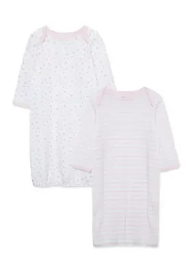 Baby Girls Springtime Nightgowns - 2 Pack