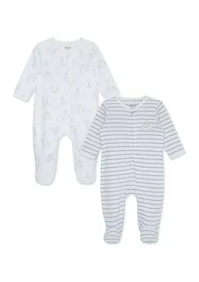 Baby Boys Funtime Printed Footie Pajamas