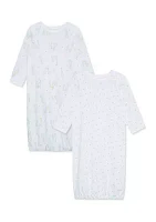 Baby Boys Funtime Printed Nightgowns - 2 Pack