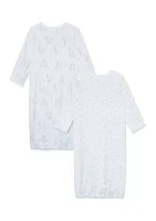 Baby Boys Funtime Printed Nightgowns - 2 Pack